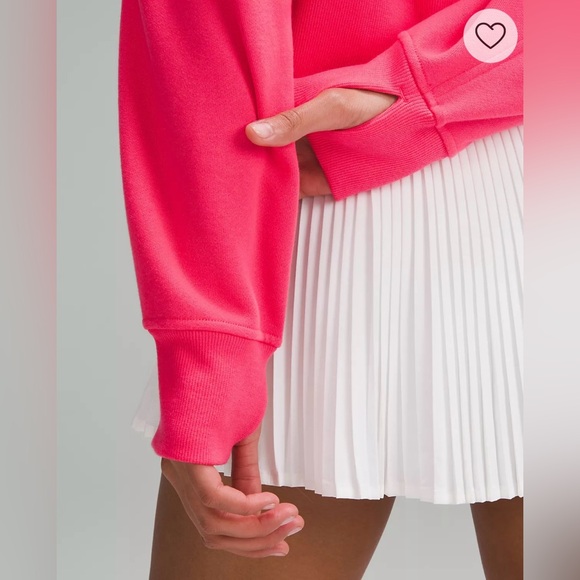 NWT Lululemon Scuba Oversized Full Zip Glaze Pink Size M/L - Picture 6 of 11